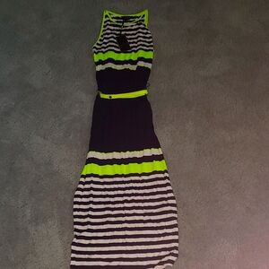 NWT Ted Baker London Candy Bar Stripe Print Dress, Size 2